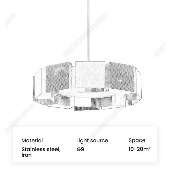 Modern Round Living Room Chandelier lighting Italy Designer Replica Chandelier(WH-MI-452)