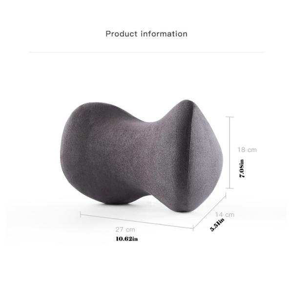 Experience Optimal Support Ergonomic Memory Foam Car Neck Pillow with Contoured Design
