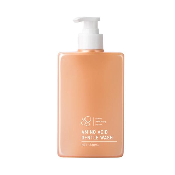 330 ml Frasco Liso de PP Laranja/ Rosa Com Bomba Branca Para frasco de loção shampoo