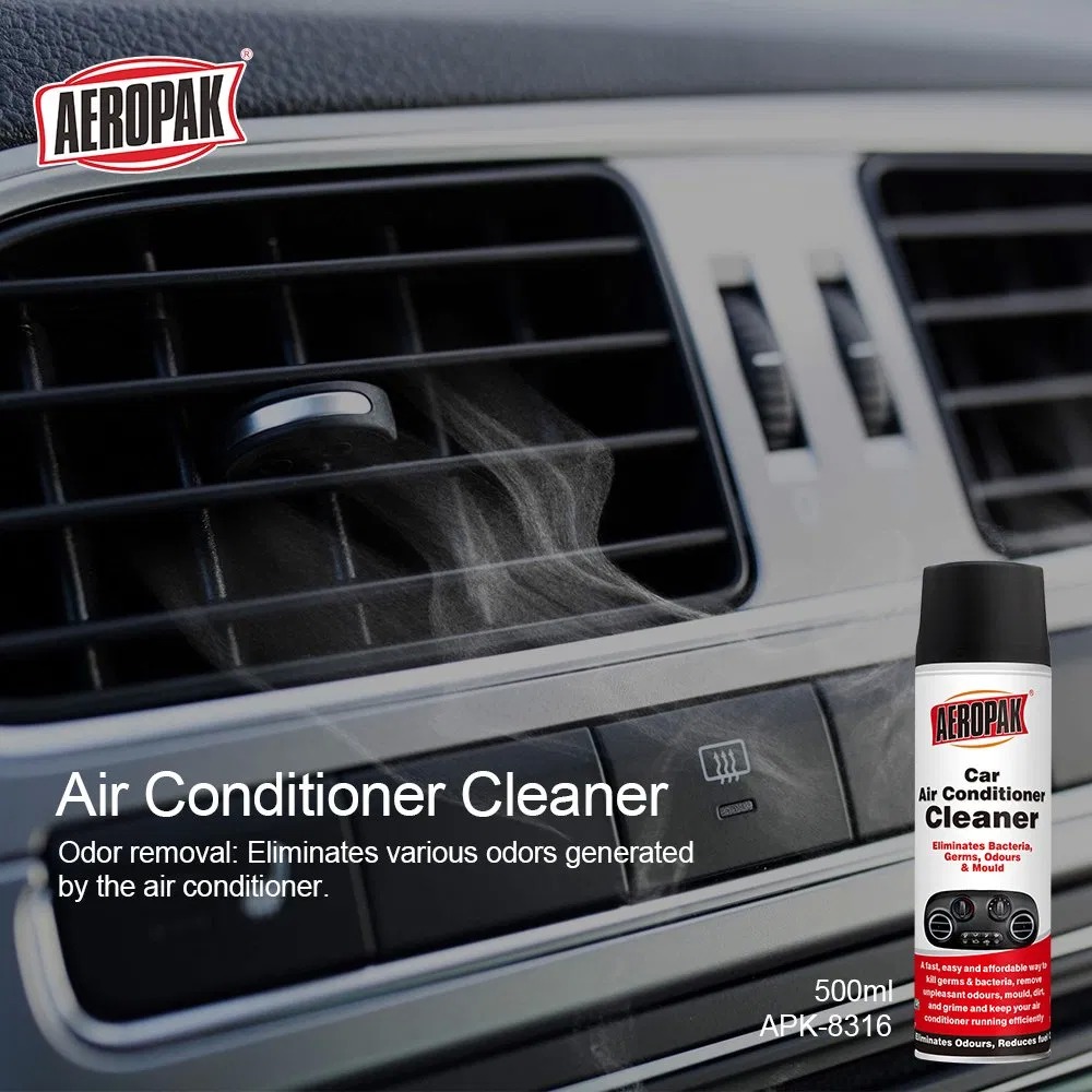 Aeropak 500ml Aerosol High-Efficiency Stain and Odor Removal Air Conditioner Foam Cleaner Spray Suitable for All AC Types