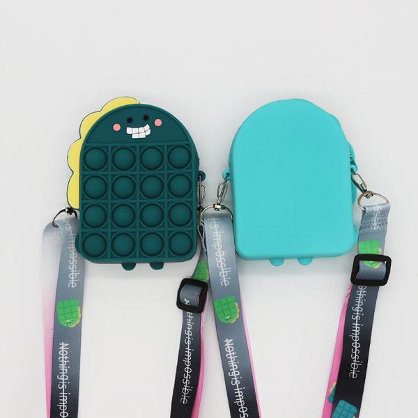 Динозавр мягкий силиконовый карандаш для канцелярских и косметических товаров рюкзак Силиконовый школьный рюкзак