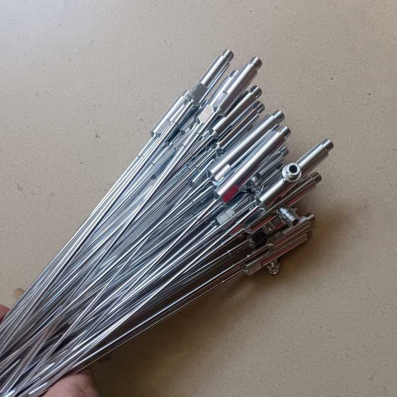 Round Tip Liposuction Stainless Steel Needle Grooved Drilled Electroplated Electropolished