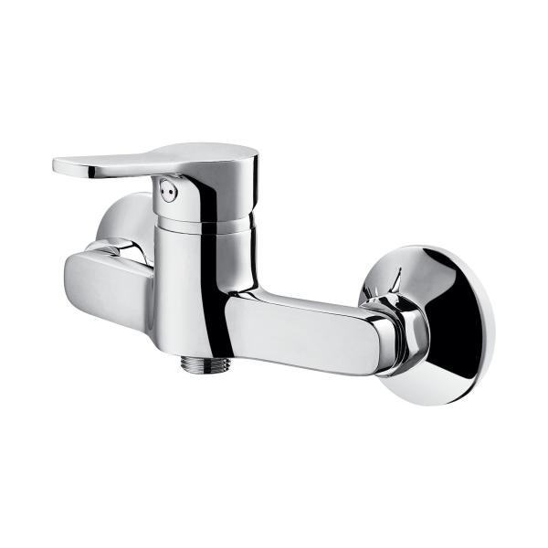 Высокое зеркало Chrome лоска одна чистка Faucet смесителя ливня рычага легкая