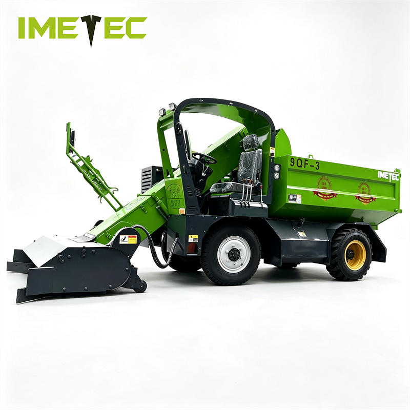 Self Walking Cow Manure Collector Dung Cleaning Equipment For chicken Sheep Pig Farms