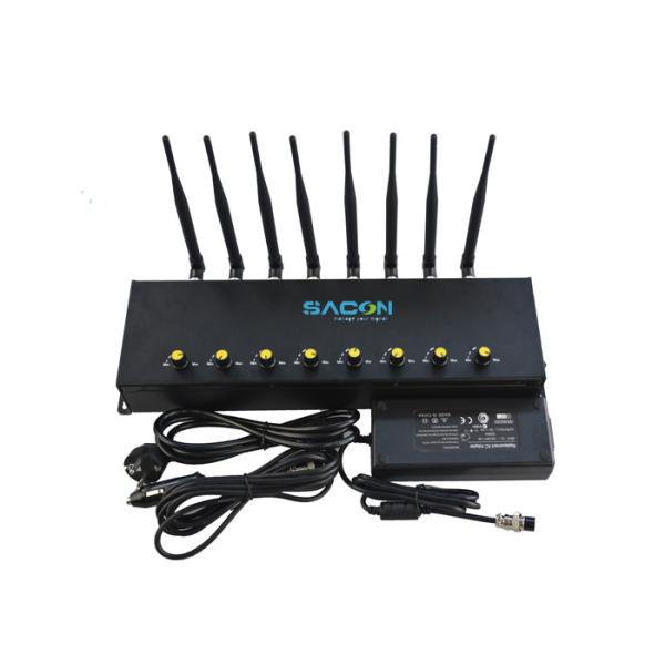 8 Bands Long Range RF Signal Jammer with 20W Output Power and 40m Jamming Range