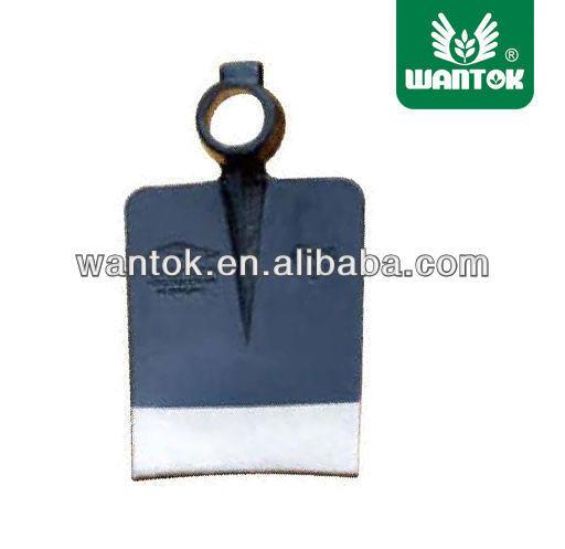 Applying Garden Tools Steel Digging Hoe H818 Forged Hoe Head 6141C Crocodile Hoe