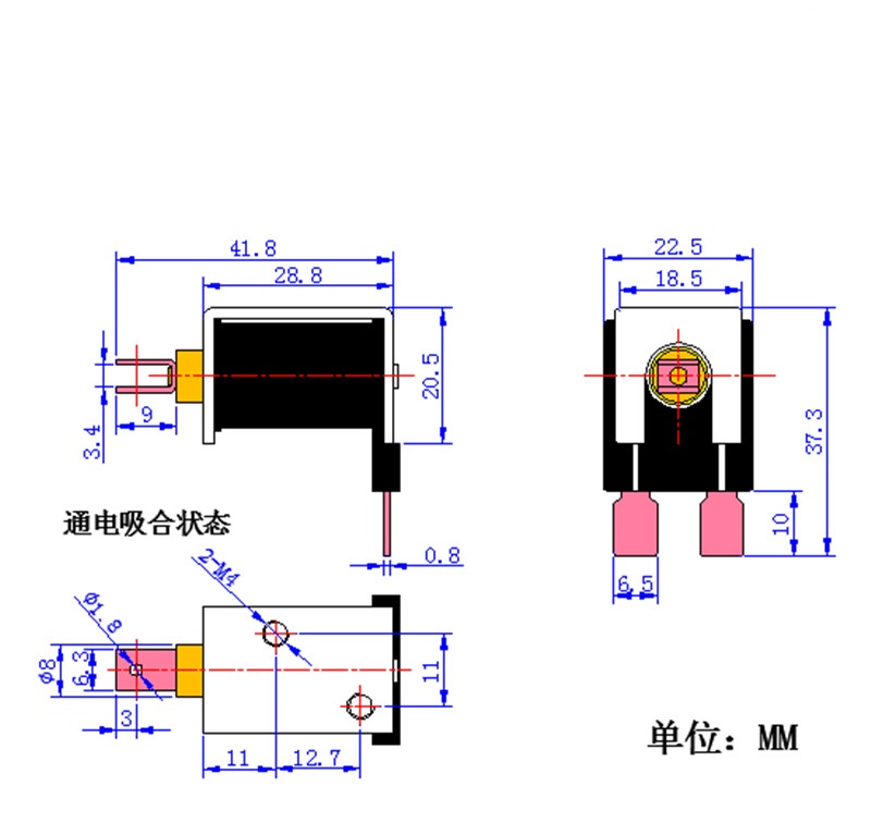 Клапан соленоида низкой мощности DC 5V для печи тостера