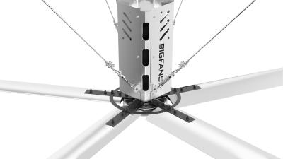 Anti Fall Device 6m 20 Ft High Volume Industrial Ceiling Fans Energy Saving