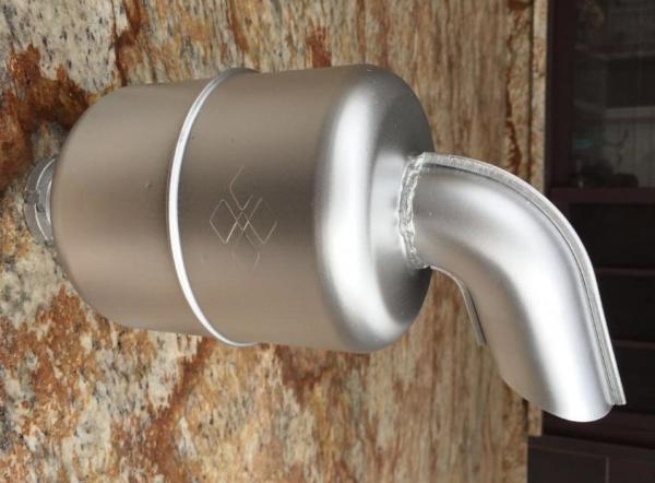 Silencer Diesel Engine Components S195 SF Single Cylinder Silver 0.45mm - 0.5mm