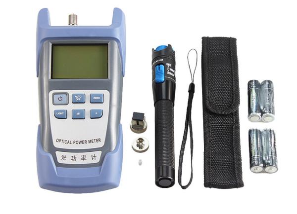 FTTH Fiber Optic Tool Kit , Fiber Testing Tools With OPM VFL And Fiber Cleaver