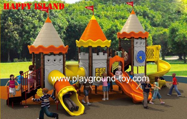 Field Series Galvanized Steel Outdoor Playground Equipment For Children