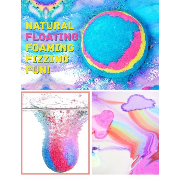 Natural Relaxing Bath Salts Custom Bubble Colors Vegan Organic Fizzy Bath Bombs