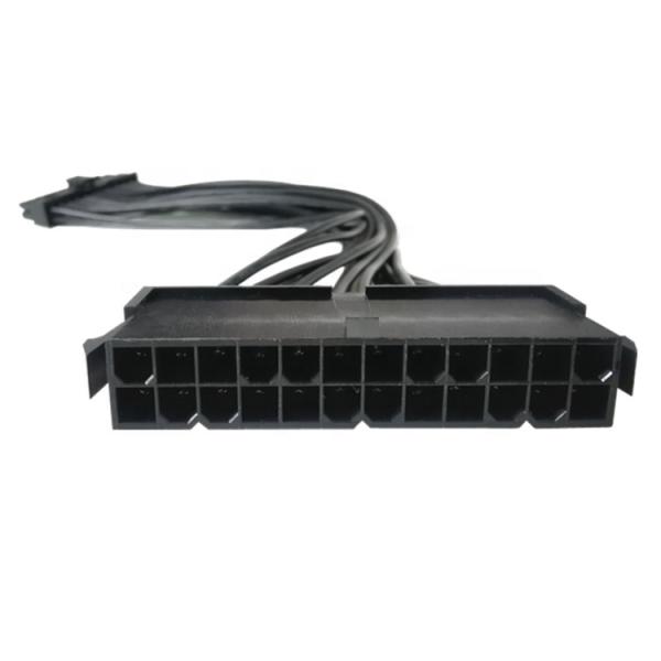 Male to Female PSU 24pin ATX Power Supply Extension Cable for Computer Motherboard