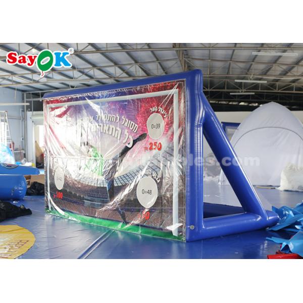 Дверь раздувного брезента PVC игр спорт цели футбола прочного раздувного на открытом воздухе снимая