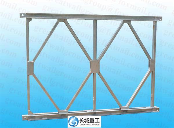 Compact 200 Bailey Truss Bridge Span Up 60.96 Meters Easy Install Anti Skid Surface