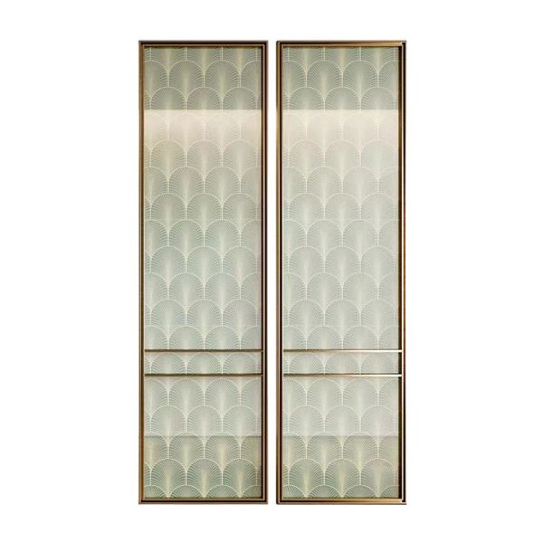 Freestanding Stainless Steel Screen Partition Corrosion Resistant For Commercial Residential