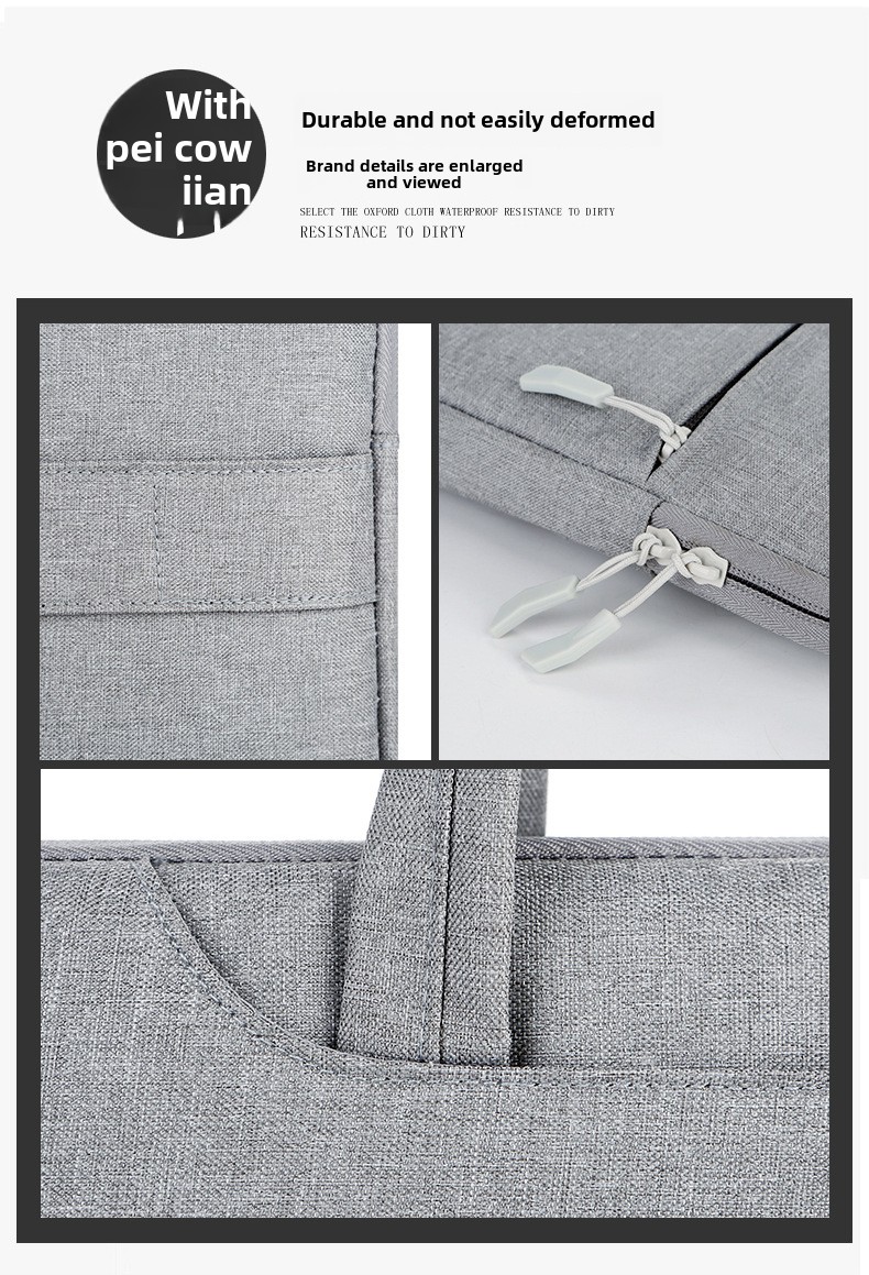 Wholesale Men's 15.6inch Tablet Laptop Bag 14inch Handheld Inner Sleeve Fabric Case Briefcase for iPad Sling Carrying System Wholesale OEM/ODM/Private Label