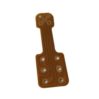 Single Sided Flexible Printed Circuit Board Prototype Polyimide Stiffner 0.2mm Thickness