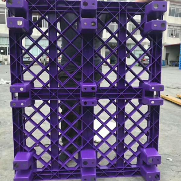 4-Way Entry Euro Type Single Faced Plastic Pallet without Recycling for One Way