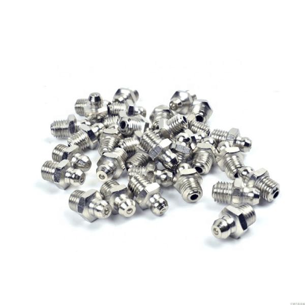 Nickel Plated Grease Gun Nipple M6 Metric Zerk Kit M8 M10 Assortment