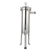 Stainless Steel Vertical Style Industrial Flowline Bag Filter Housing Waste Water Treatment Equipment