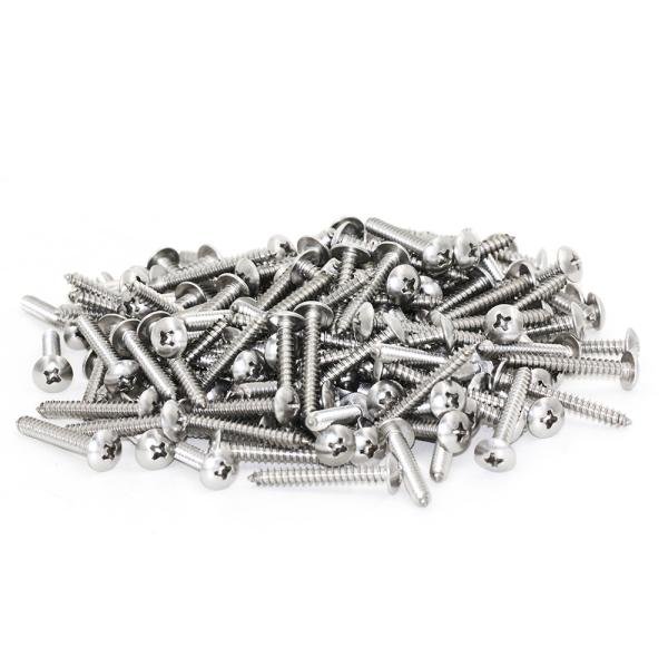 INCH Нержавеющий крест Большая плоская голова Самосверление винт Длина 180 мм