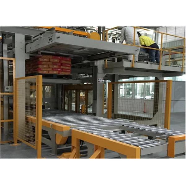 3 Phase 380V 1200bags/min CE Certified Automatic Bag Palletizer Machine for High-Level Stacking