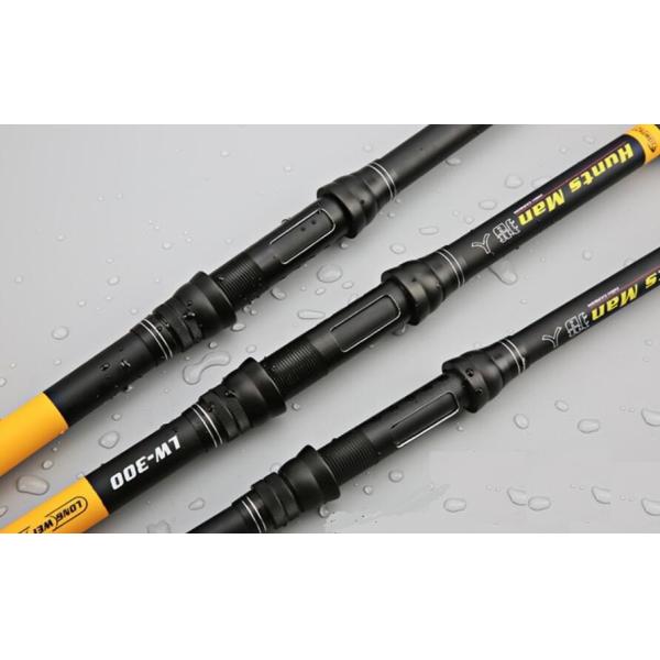 3m 3.6m Super Light Long Handle Carbon Fiber Spinning Fishing Rod with Hardness Hard