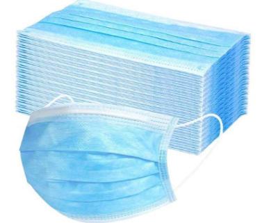 Anti Allergic Disposable Non Woven Face Mask With Hidden Adjustable Nose Clip