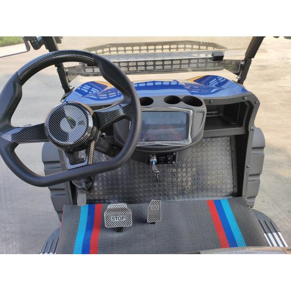 Red 4-Seater Electric Golf Cart with Optional Off-Road Tires Customizable LOGO CE Certification and Two- 1100kg Rated Load