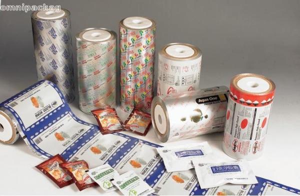Pure Aluminum Laminated Packaging Film Roll  For Food