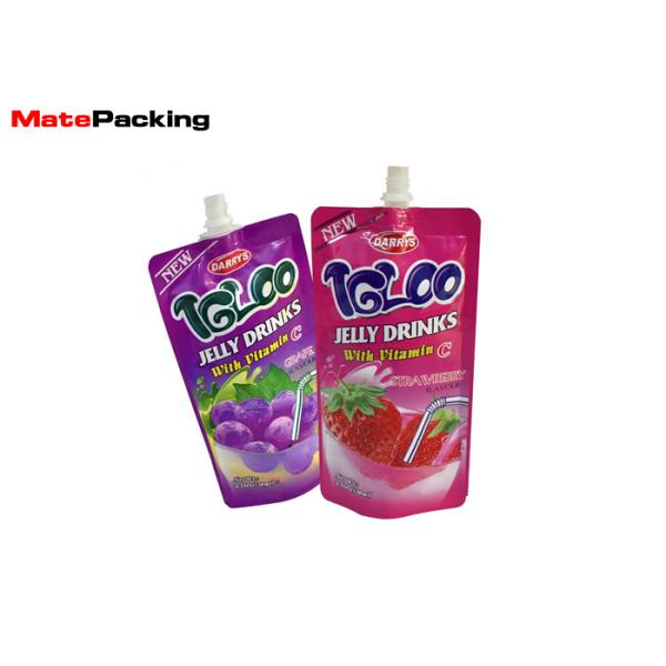 Colorful Printing Bottom Gusset Spout Pouch Baby Food Juice Packaging