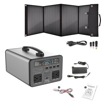 Fanless 240v UN38.3 1000Wh 270000mAh Solar Lithium Generator