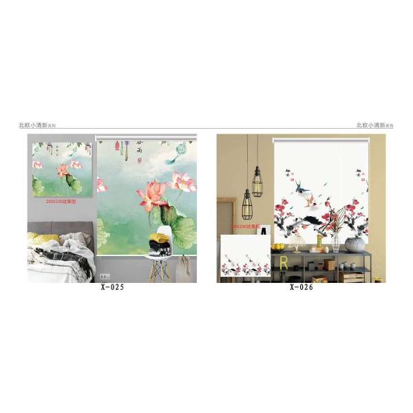 3D printed roller blinds digital printing blinds fabric