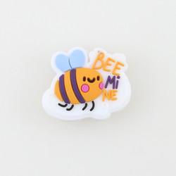 Silicone cor-de-rosa da joia que sai os dentes o grânulo não tóxico para o presente do bebê DIY