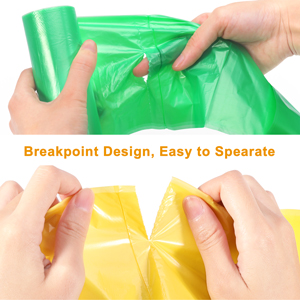 Manufacture Promotional Eco-Friendly Custom Plastic Drawstring Kitchen Trash Bags, Biodegradable PLA Plastic Food Bag