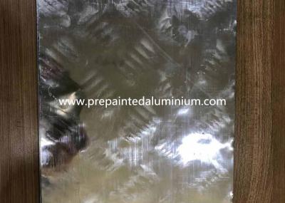 Five Rib Pattern Aluminium Plain Sheet , Aluminium Alloy Sheet In Truck And Ship