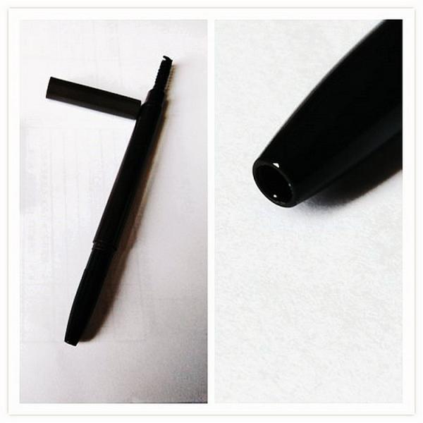 Конец двойника карандаша брови АБС пластиковый черный автоматический отсутствие утечки 140мм длиной