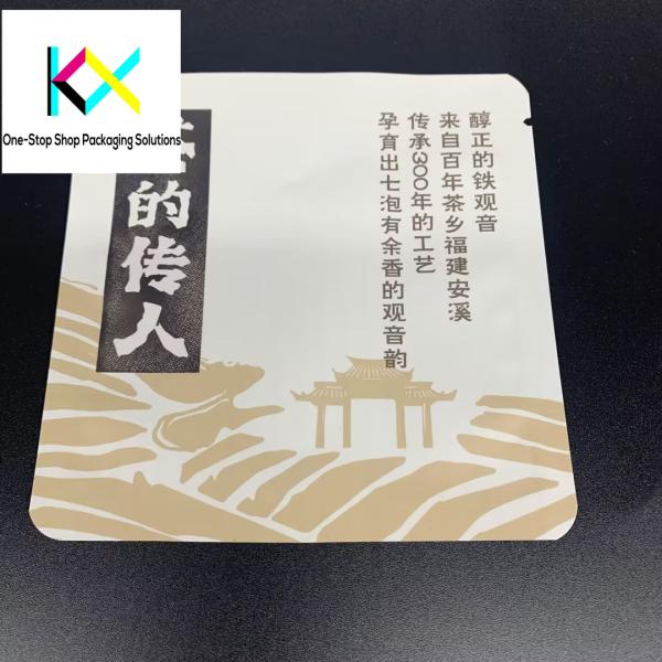 Flat Packaging Pouches Digital Printing with Tear Notch for Food Product