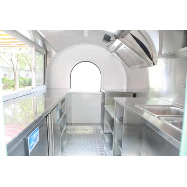 Remorque portative de concession de crème glacée de casse-croûte de remorque de support de concession de réfrigération