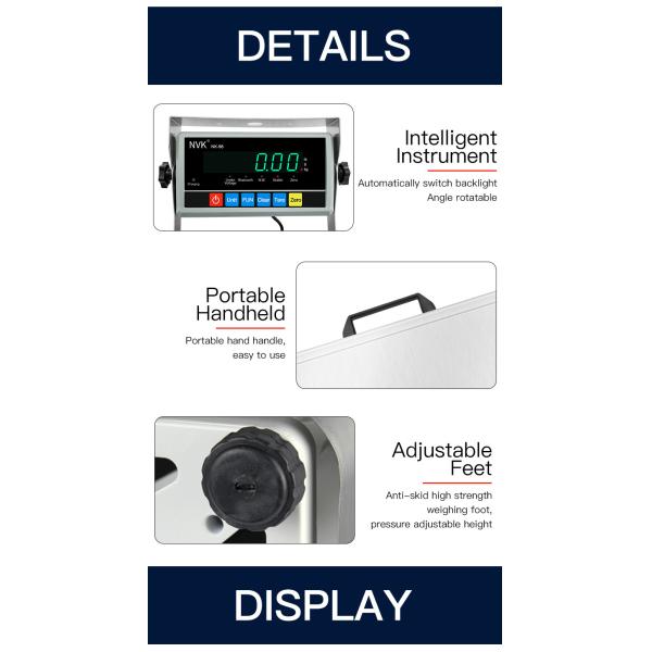 Nvk Hot Selling Portable Handheld Lcd Electronic Postal Scale Platform Shipping 100kg Postal Scale Digital