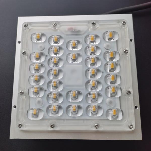 Square Clear LED Ceiling Light Lens Plastic 90 Degree 5050 For Tunnel Lighting