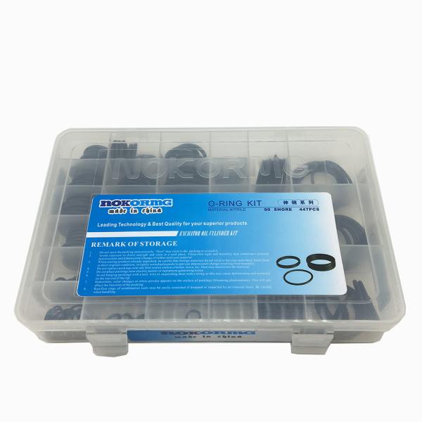 NBR O Ring Seal Kit KOBELCO Excavator Model 90 Shore Hardness