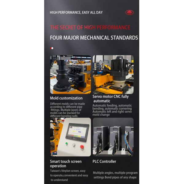 CNC Pneumatic 3D Hydraulic Square Copper Fully Automatic Pipe Bending Machine