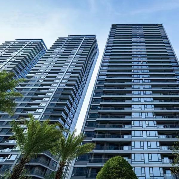 Parede de cortina de vidro laminado isolado com fachada de extrusão de alumínio para edifícios exterior