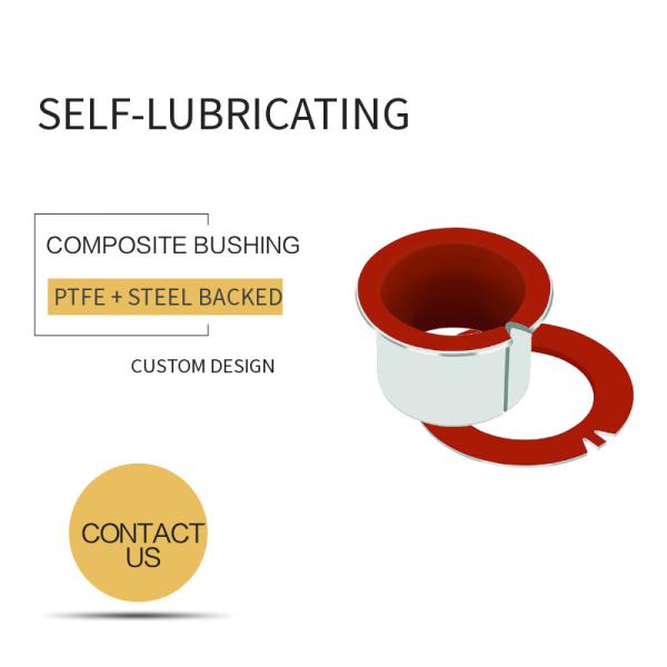 Metal-Polymer Plain Bearings,Steel back + Porous  Bronze Sinter +