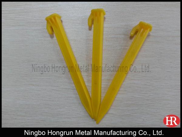 6 inch plastic tent pegs