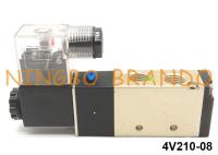 type manière pneumatique 110V 220V de 4V210-08 Airtac de la vanne électromagnétique d'air 5/2