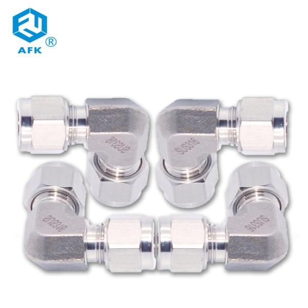 Ferrule двойника SS316 продел нитку локоть 3000Psi штуцера трубы