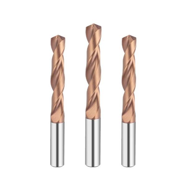 CNC Carbide Twist Drill HRC 50 60 Coated Tungsten Solid Carbide External Cooling Drill Bits Drilling Tools for Alloy Machining